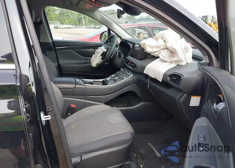 2023 Hyundai Santa Fe Hybrid Blue from USA, damaged, VIN 5NMS2DA14PH014253